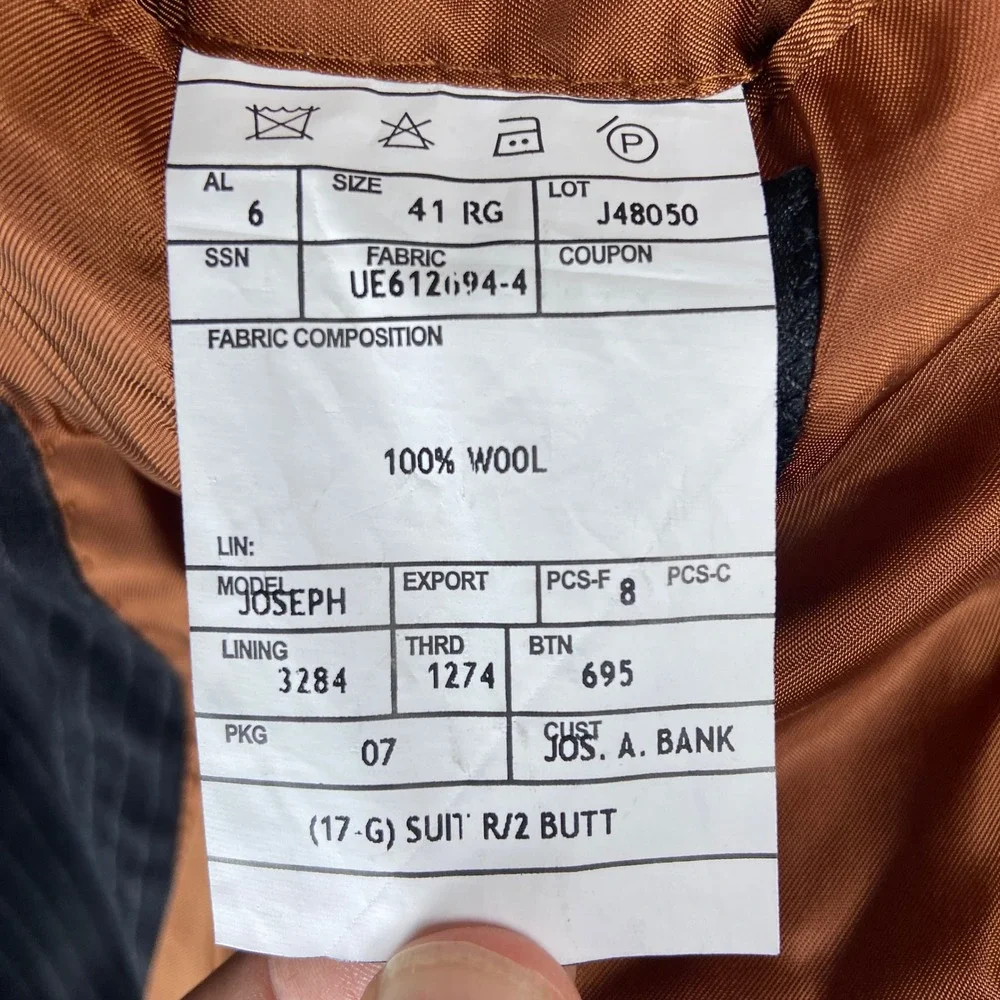 Jos. A. Bank measurements length